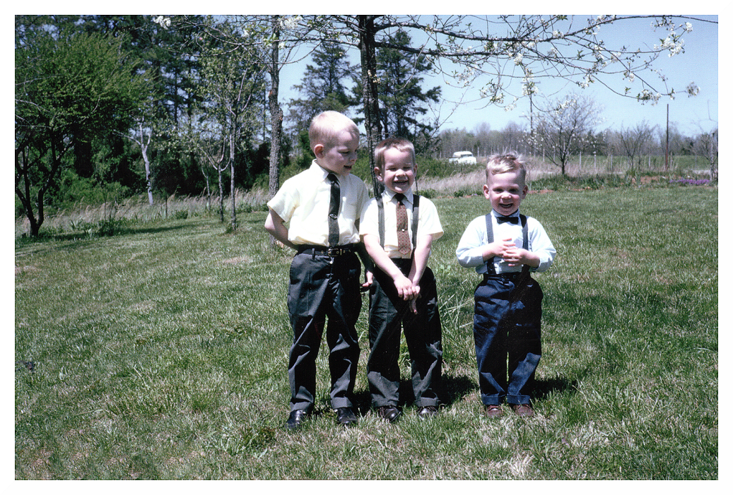 Ronnie and Kendall Whitesell, Brian Doby - about 1965. Ronnie and Kendall Whitesell, Brian Doby - about 1965.