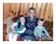Maude Lee (Fulk) Doby, Amy (Capps) Cloer, Allan Capps - Dec 1973.