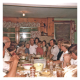 Sunday lunch at Troy and Bessie Doby's house - about 1978.